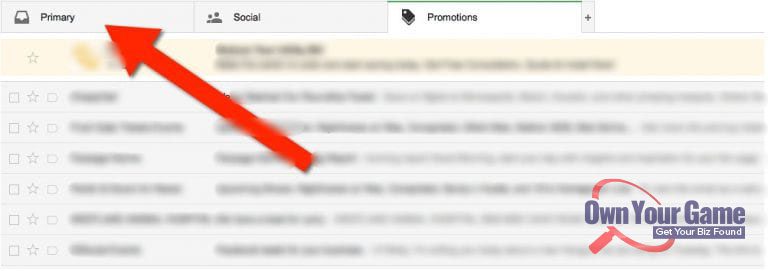 Gmail email whitelisting